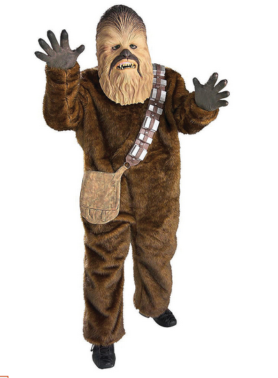 Boy's Star Wars Deluxe Chewbacca Halloween Costume - HalfMoonMusic