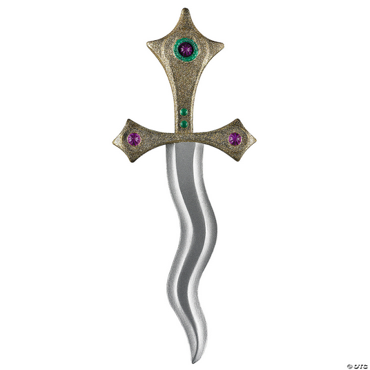 Curvy Dagger with Garter Holder - Halloween Costume Accessory - HalfMoonMusic