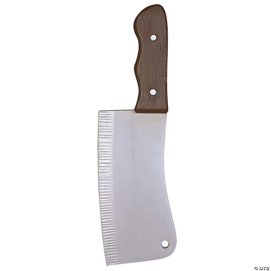 Kitchen Cleaver Plastic Prop - Halloween Costume Accessory - HalfMoonMusic