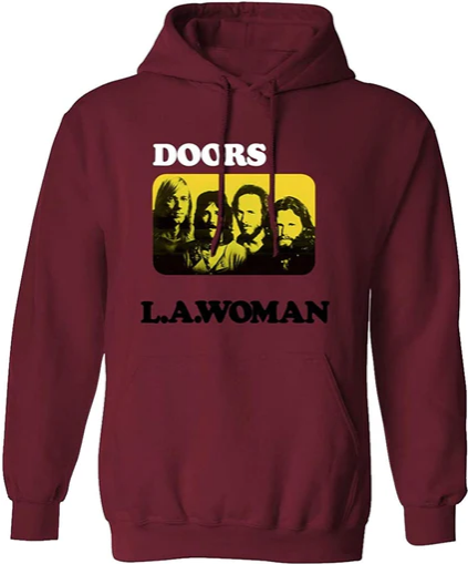 Men's The Doors LA Woman Pullover Hoodie - HalfMoonMusic