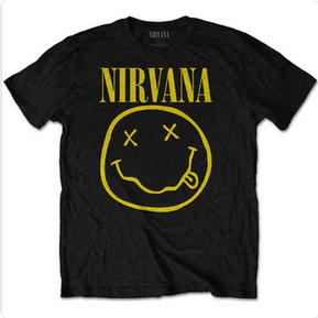 Nirvana Smiley Face Toddler T-Shirt - HalfMoonMusic