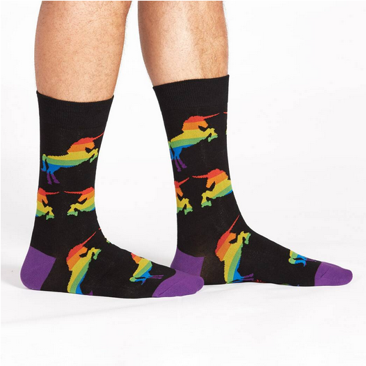 Men's Pride and Fabulousness Crew Socks - HalfMoonMusic