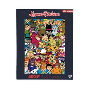 Hanna Barbera Cartoon Character Cast 500 Piece Puzzle - HalfMoonMusic