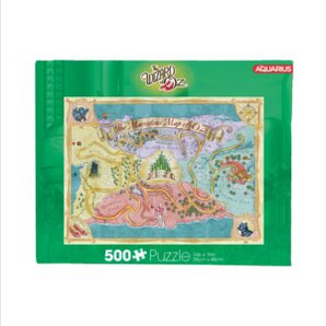 The Wizard of Oz Map 500 Piece Puzzle - HalfMoonMusic