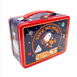 Peanuts Snoopy Give Me Some Space Lunch Box