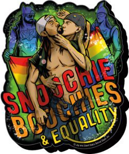 Jay & Silent Bob Snoochie Boochies & Equality Chunky Magnet - HalfMoonMusic