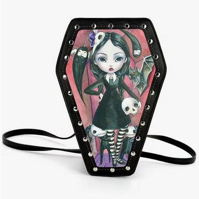 Coffin Girl Mini Backpack/Crossbody