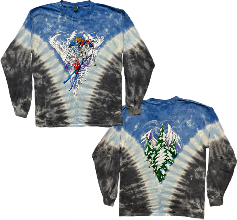 Woodbears Long Sleeve Tie Dye t-shirt