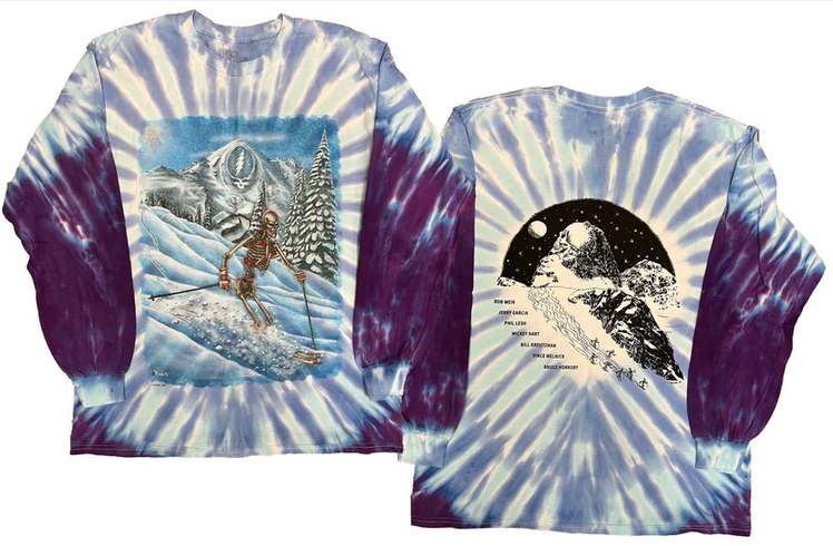 Men's Grateful Dead Powderman Tie-Dye Long Sleeve T-Shirt