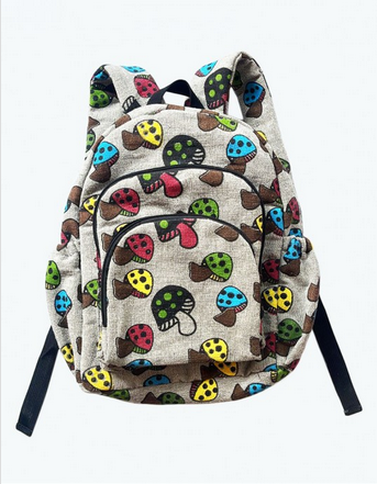 16" Large Assorted Colors Shroom Backpack
