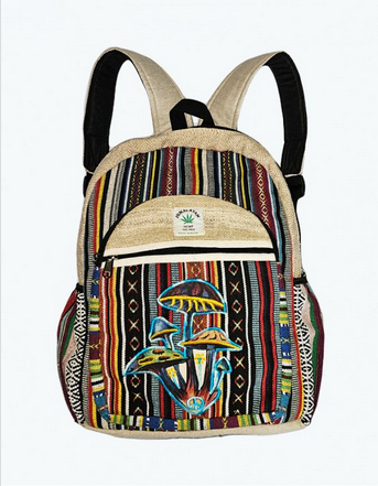 16" Large Shroom Stripes Backpack