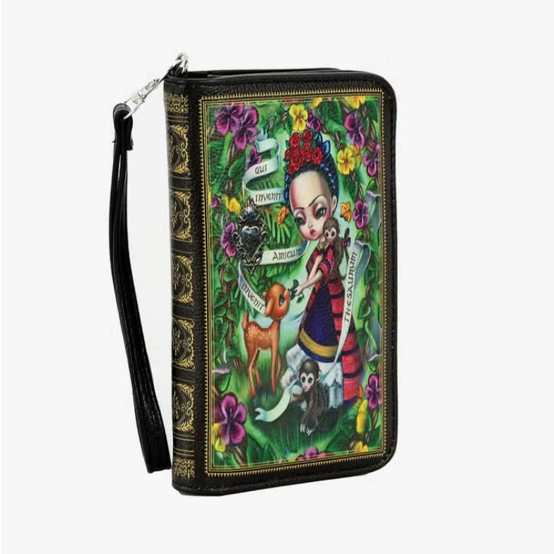 Unibrow Girl Book Vinyl Clutch Bag