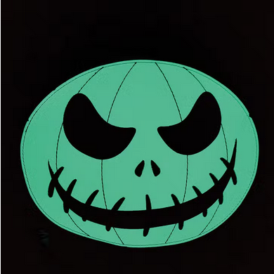 Glow In The Dark Halloween Jack-O-Lantern Two-Sided Crossbody Bag