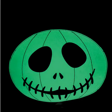 Glow In The Dark Halloween Jack-O-Lantern Two-Sided Crossbody Bag