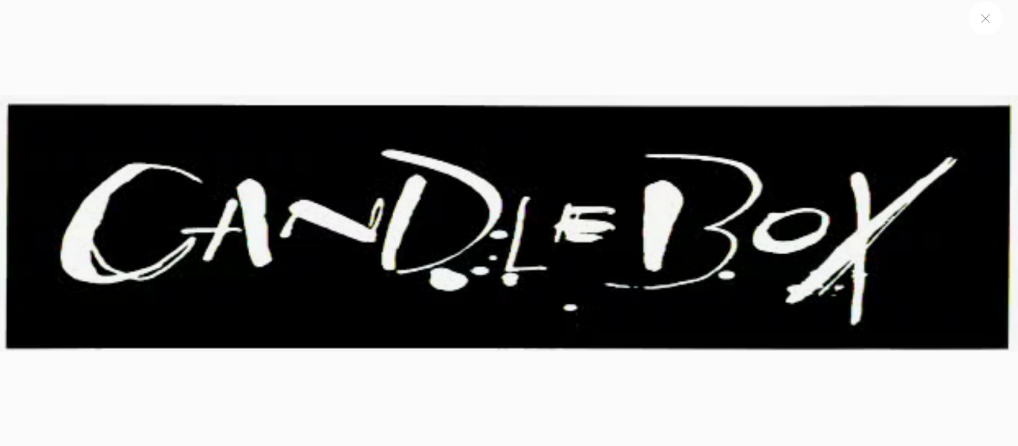 Candlebox Black & White Logo Sticker