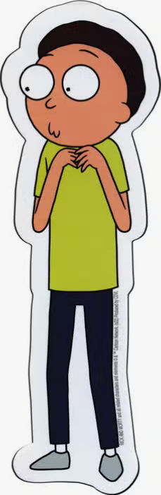 Rick & Morty Derpy Morty Sticker