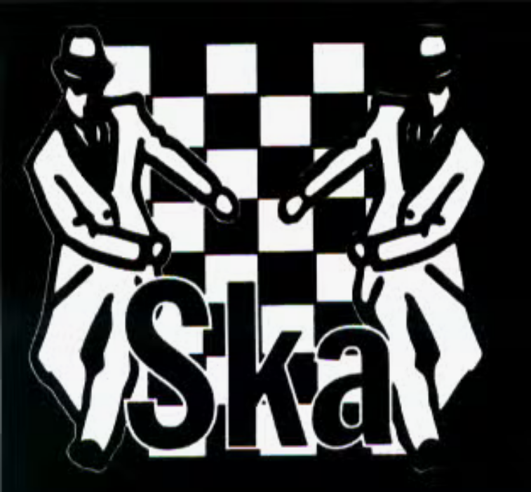 Ska Checkerboard Dancers Sticker