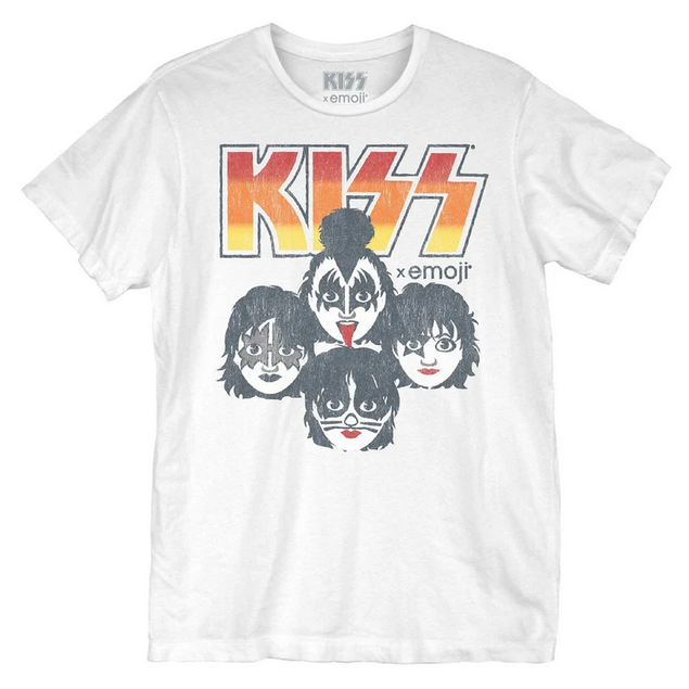 Men's Kiss Emoji Vintage Classic T-Shirt