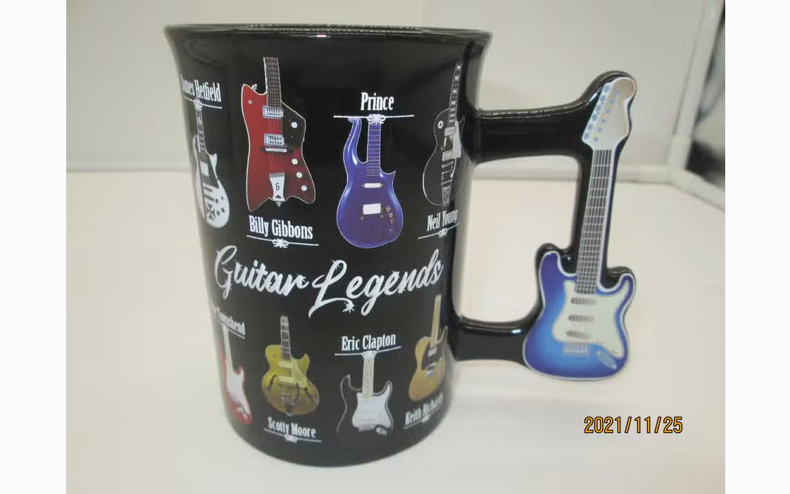 Rock & Roll Legends Guitar Handle Mug