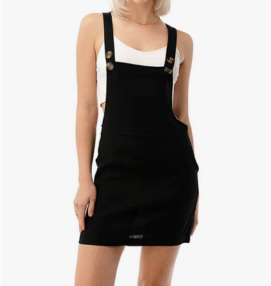 Women's Pinafor Pocket Dress