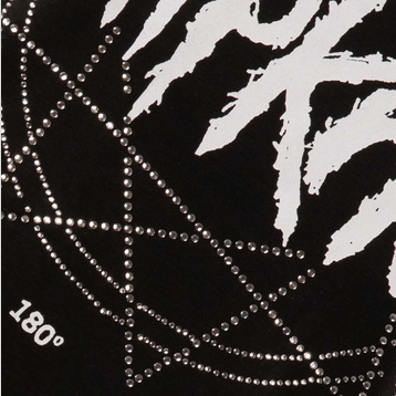 Women's Embellished Slipknot Diamante T-Shirt