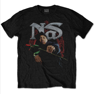 Men's Nas Red Rose T-Shirt