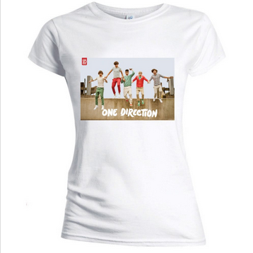 Women's One Direction Band Jump T-Shirt