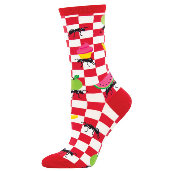 Women's Picnics Make Me Antsy Crew Socks