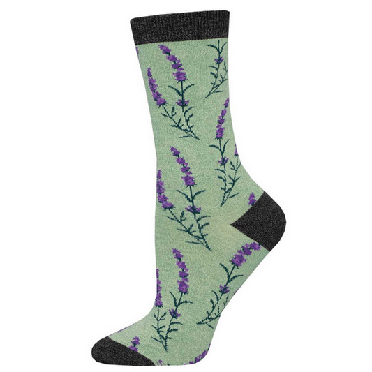 Women's Lovely Lavender Crew Socks