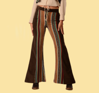 Women's Courduroy and Gheri Bell Bottom Pants