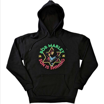 Unisex Bob Marley Sun Is Shining Pullover Hoodie
