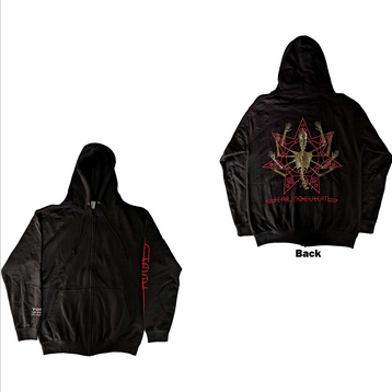 Tool Unisex Skeleton Tour '22 Zipped Hoodie