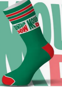 Men's Mountain Dew Retro Crew Socks
