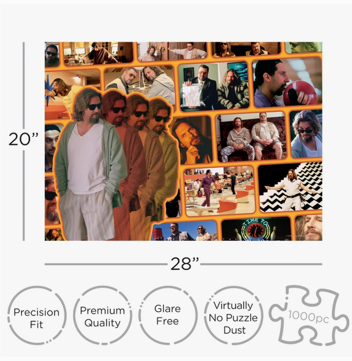 Big Lebowski 1000 Piece Jigsaw Puzzle