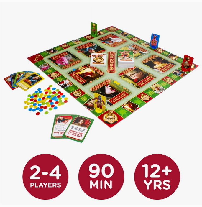 A Christmas Story Card Scramble Board Game