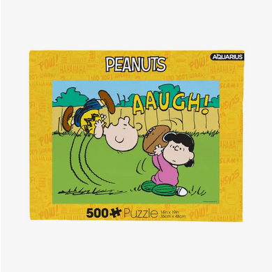 Peanuts Lucy Football 500 Piece Jigsaw Puzzle