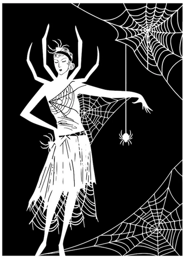 Spider Flapper Art Print
