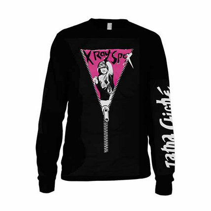Men's X-Ray Spex Zipper Long Sleeve T-Shirt