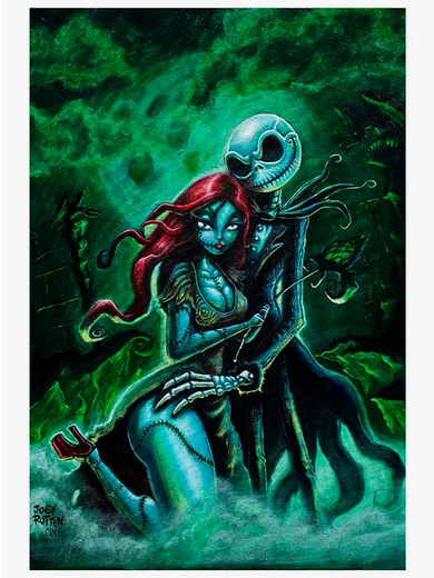 Jack & Sally Art Print