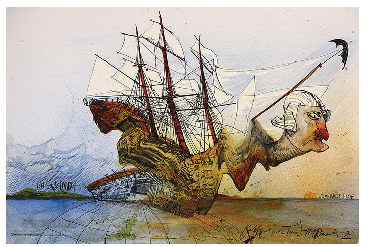 Ralph Steadman Curse of Lono Poster