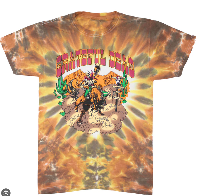 Men's Grateful Dead Bronco Billy Tie-Dye T-Shirt