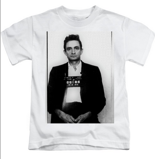 Men's Johnny Cash Mugshot Logo T-Shirt