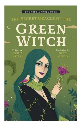 The Secret Oracle of the Green Witch Cards & Guidebook