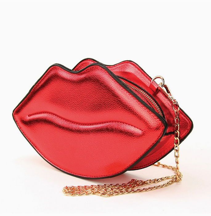 Shining Lips Cross Body Bag