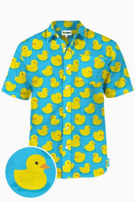 Men's Rubber Ducky Hawaiian Shirt