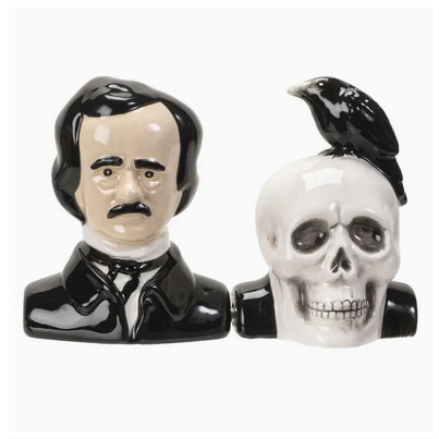 Edgar Allen Poe Salt & Pepper Shaker