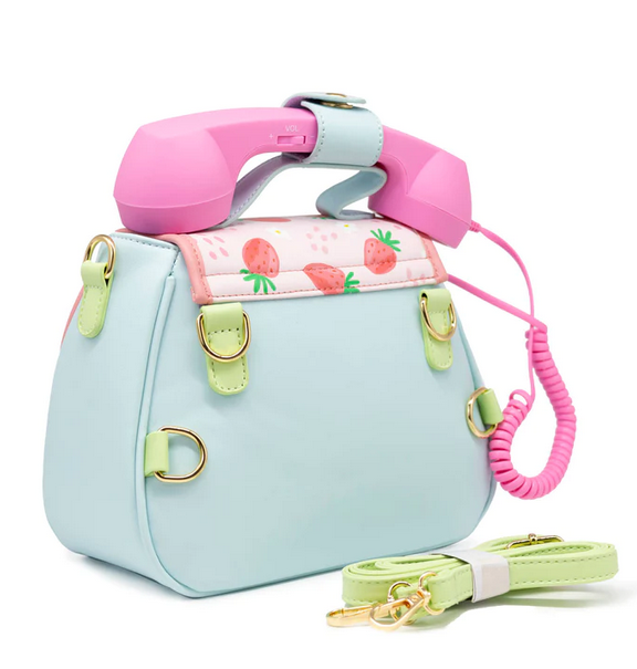 Ring Ring Phone Handbag Strawberry