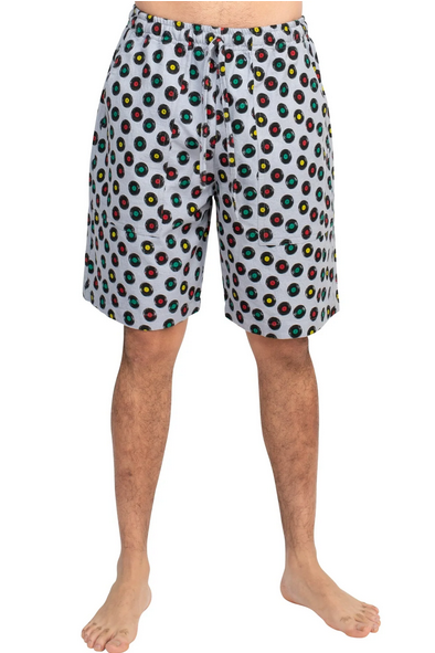 Men's Rasta Vinyl Record Shorts