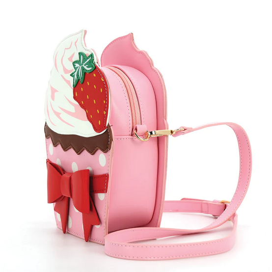 Strawberry Cupcake Vinyl Bag