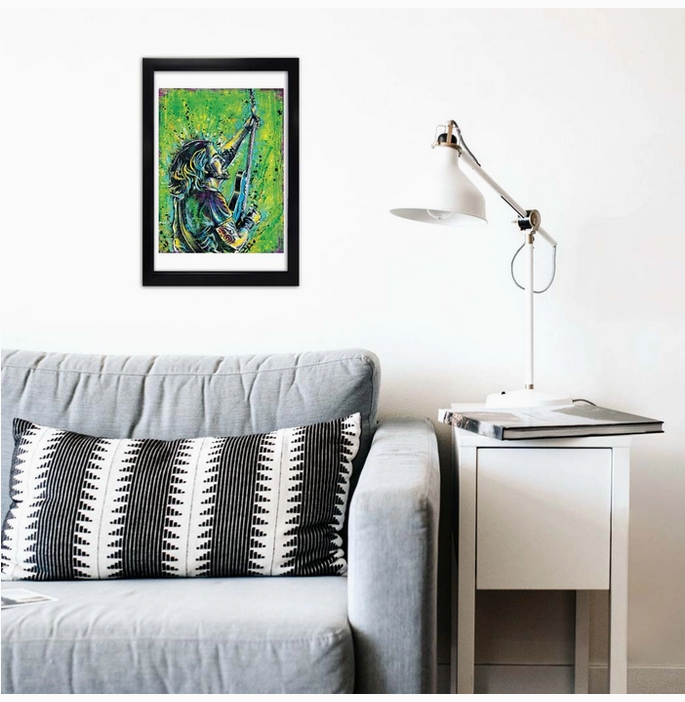 Dave Grohl Sara Bowersock Signed Art Print
